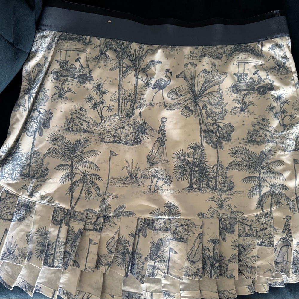 Pleated golf Mini Skirts